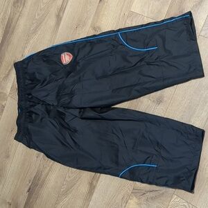 Arsenal vintage Soccer Official  Performance Men's black Pants  Medium